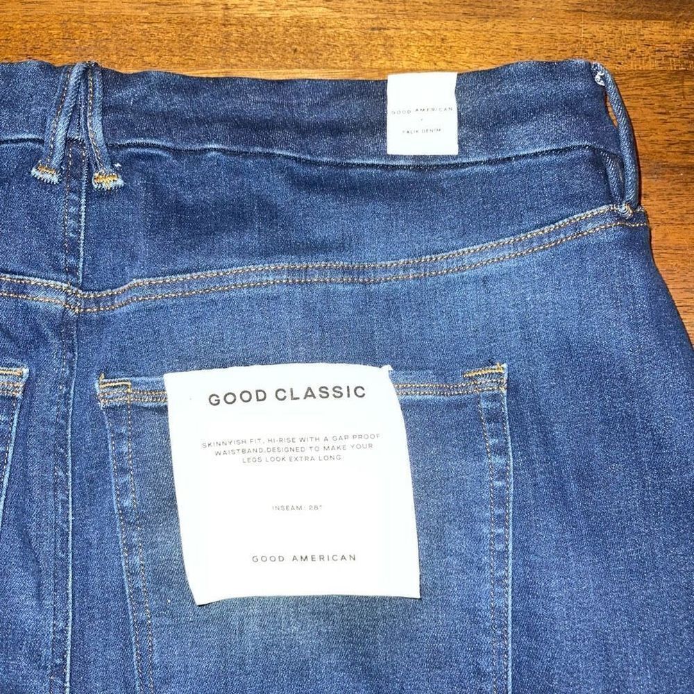NWT Good American X Calik Denim Good Classic Jeans - Picture 8 of 10